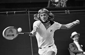 Images Dated 23rd April 2010: Bjorn Borg - 1976 Wimbledon Championships