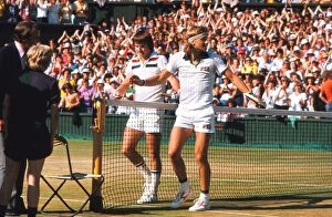 Images Dated 26th April 2010: Bjorn Borg and Jimmy Connors - Mens Singles Final