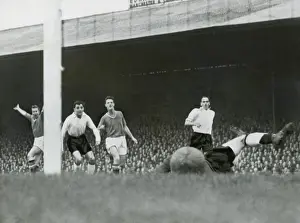Soccer Prints: Bobby Charlton scores his first ever Manchester United goal