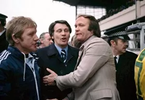 West Bromwich Albion Collection: Bobby Robson and Ron Atkinson