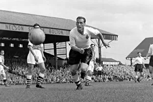 Soccer Collection: Boltons Nat Lofthouse in 1955