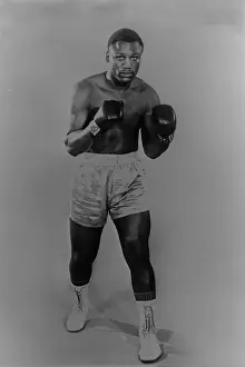 + Boxing - Studio Shoot. Heavyweight boxer Joe Frazier of USA