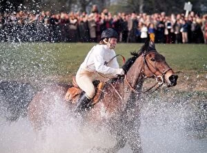 Images Dated 9th January 2012: Bridget Parker on Cornish Gold - 1972 Badminton Horse Trials