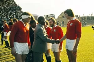 Images Dated 11th May 2009: The British Lions face the Leopards in 1974