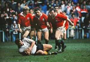 Images Dated 9th September 2010: British Lions take on The Rest in 1986