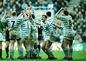 Oxford, Cambridge & The Varsity Match Collection: Cambridge celebrate victory at the final whistle - 1994 Varsity Match