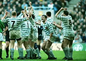 Cambridge celebrate victory at the final whistle - 1994 Varsity Match