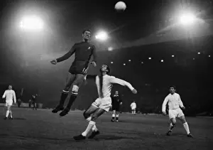 Chelseas Peter Osgood wins a header at Elland Road - 1969 / 70 League Cup