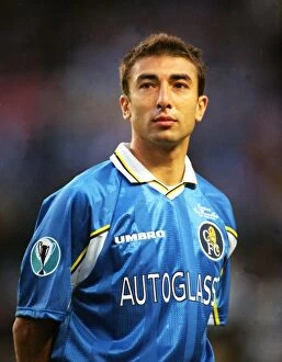 Images Dated 15th May 2012: Chelseas Roberto Di Matteo - 1998 Cup Winners Cup Final
