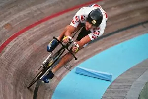 Images Dated 17th February 2011: Chris Boardman - 1992 Barcelona Olympics - Mens Cycling