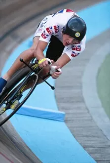 Images Dated 17th February 2011: Chris Boardman - 1992 Barcelona Olympics - Mens Cycling