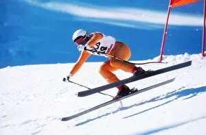 Images Dated 3rd September 2012: Clare Booth - 1987 FIS World Ski Championships