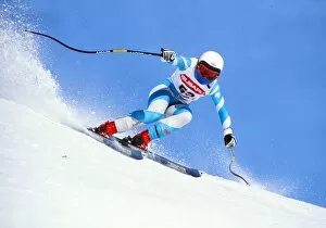 Images Dated 1st September 2012: Clare Booth - 1987 FIS World Ski Championships