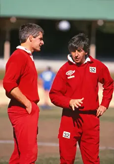 Coach Ian McGeechan and captain Finlay Calder - 1989 Lions Tour of Australia