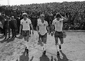 Images Dated 4th November 2010: Colin Bell, Dennis Tueart and Malcolm MacDonald - 1975 British Home Championship
