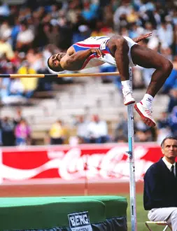 Daley Thompson at the 1986 Stuttgart European Championships