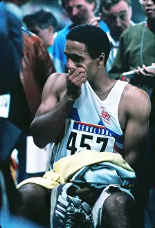 Daley Thompson fails to retain his Olympic decathlon title in Seoul in 1988