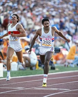 1984 Los Angeles Olympics Collection: Daley Thompson and Jurgen Hingsen - 1984 Los Angeles Olympics