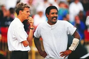 Images Dated 2nd September 2010: Daley Thompson and Steve Cram at the 1989 Kodak aAs Championships