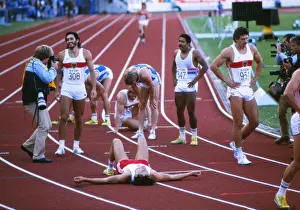 Daley Thompson wins gold at the 1983 Helsinki World Championships
