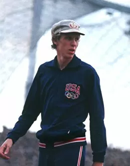 Athletics Collection: Dave Wottle at the 1972 Munich Olympics