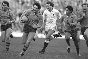 David Campese makes a break - 1984 Australian Grand Slam Tour of British Isles