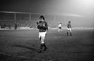 Images Dated 24th February 2012: David Webb goes in goal for Chelsea during the 1972 / 3 League Cup