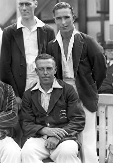 Images Dated 28th May 2012: Denis Compton and Joe Hulme - Middlesex C. C. C. 1936