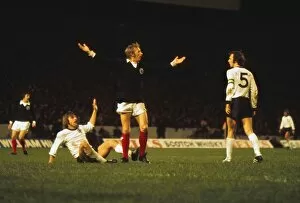 Images Dated 6th April 2010: Denis Law appeals for a foul for Scotland in 1973