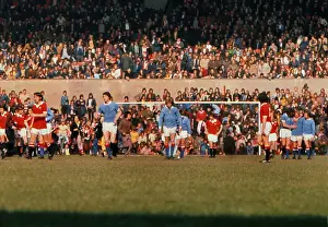 A despondent Denis Law after scoring the goal for Manchester City which relegated Manchester United in 1974