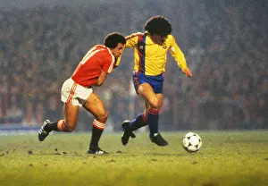 Diego Maradona and Remi Moses - 1983 / 4 European Cup Winners Cup