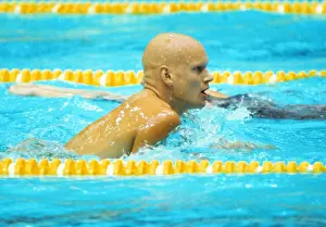 1976 Montreal Olympics Prints: Duncan Goodhew - 1976 Montreal Olympics - Mens Swimming