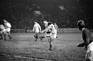 Dusty Hare kicks the late long-range penalty that put the Midlands into the lead against the All Blacks in 1983