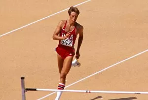 1984 Los Angeles Olympics Collection: Dwight Stones - 1984 Los Angeles Olympics