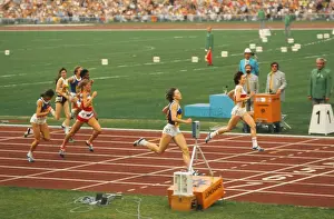 East Germanys Monika Zehrt wins 400m gold at the 1972 Munich Olympics