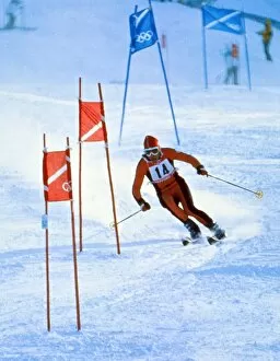 1972 Sapporo Winter Olympics Collection: Edy Bruggmann - 1972 Sapporo Olympics - Skiing