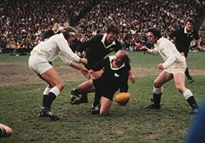 Images Dated 21st March 2012: England take on the All Blacks in 1973