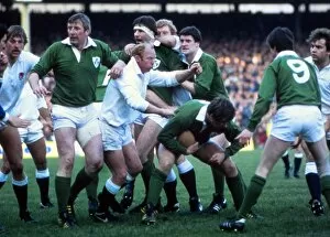 Images Dated 25th January 2011: England face Ireland - 1984 Five Nations
