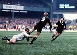 Images Dated 27th April 2012: England face New Zealand at Twickenham in 1983