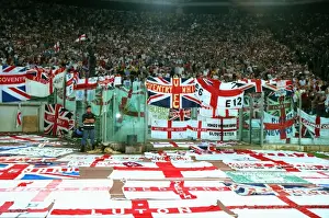 England fans in the Stadio Olimpico before the famous draw with Italy in 1998