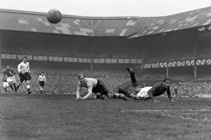 Images Dated 2009 March: England goakeeper Bert Williams saves against Portugal in 1951