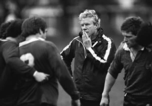 Images Dated 27th June 2011: England rugby coach Geoff Cooke during a 1988 training session