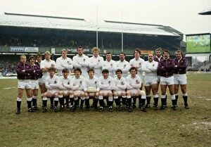 Images Dated 4th September 2014: England team that defeated Ireland in the 1986 Five Nations