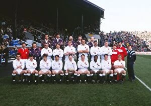 Images Dated 4th September 2014: England team that defeated Scotland at Murrayfield in the 1988 Five Nations