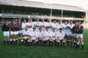 Images Dated 16th November 2012: The England team that faced Australia in 1984