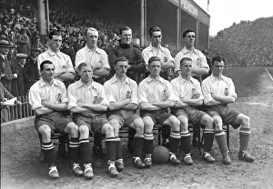 The England team that faced Scotland in the 1922 British Home Championship