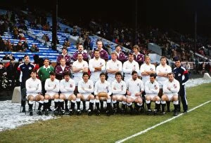 Images Dated 4th September 2014: England team that faced Scotland in the 1986 Five Nations