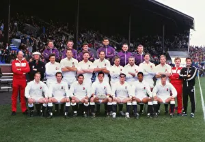 The England team that faced Scotland in the Grand Slam decider in 1990