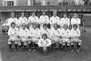 Images Dated 11th February 2009: The England team that faced Wales in the 1975 Five Nations Championship