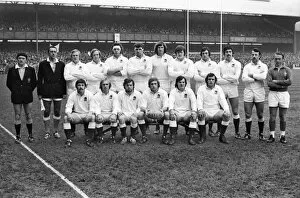 Images Dated 17th January 1976: The England team that faced Wales in the 1976 Five Nations